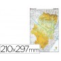 MAPA MUDO COLOR DIN A4 ARAGON FISICO