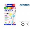 ROTULADOR GIOTTO TURBO COLOR BICOLOR CAJA DE 8 COLORES