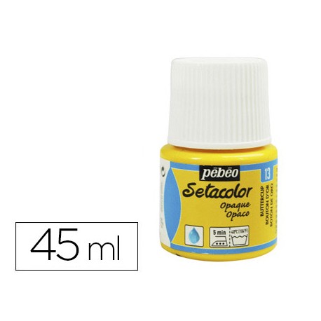 PINTURA PARA TELA PEBEO SETACOLOR OPAQUE BOTON DE ORO 45ML