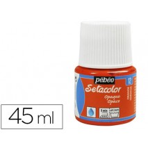 PINTURA PARA TELA PEBEO SETACOLOR OPAQUE NARANJA 45ML