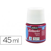 PINTURA PARA TELA PEBEO SETACOLOR OPAQUE FRAMBUESA 45ML