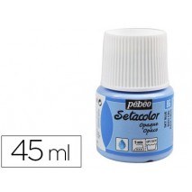 PINTURA PARA TELA PEBEO SETACOLOR OPAQUE AZUL CIELO 45ML