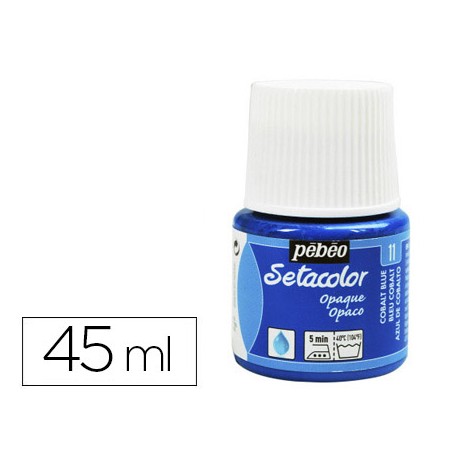 PINTURA PARA TELA PEBEO SETACOLOR OPAQUE AZUL COBALTO 45ML