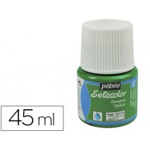 PINTURA PARA TELA PEBEO SETACOLOR OPAQUE VERDE VEGETAL 45ML