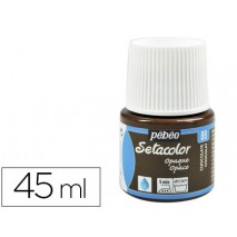 PINTURA PARA TELA PEBEO SETACOLOR OPAQUE CHOCOLATE 45ML