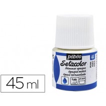 PINTURA PARA TELA PEBEO SETACOLOR OPAQUE MOIRE PERLA 45ML