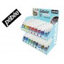 PINTURA PARA TELA PEBEO SETACOLOR OPAQUE EXPOSITOR SOBREMESA 90 UNIDADES 18 COLORES X 5 UNIDADES