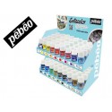 PINTURA PARA TELA PEBEO SETACOLOR OPAQUE EXPOSITOR SOBREMESA 90 UNIDADES 18 COLORES X 5 UNIDADES
