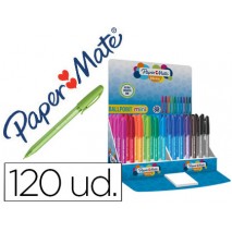 BOLIGRAFO PAPER MATE INKJOY MINI 100 PUNTA MEDIA EXPOSITOR DE 120 UNIDADES