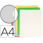CARPETA DOSSIER UÑERO PLASTICO Q-CONNECT DIN A4 120 MICRAS COLORES SURTIDOS