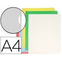 CARPETA DOSSIER UÑERO PLASTICO Q-CONNECT DIN A4 120 MICRAS COLORES SURTIDOS