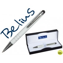 BOLIGRAFO BELIUS MINSK CON PUNTERO PARA PANTALLAS TACTILES BLANCO EN ESTUCHE