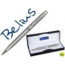 BOLIGRAFO BELIUS DUBLIN PLATA EN ESTUCHE