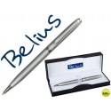 BOLIGRAFO BELIUS DUBLIN PLATA EN ESTUCHE