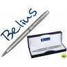 BOLIGRAFO BELIUS DUBLIN PLATA EN ESTUCHE