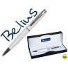 BOLIGRAFO BELIUS ABERDEEN LACADO BLANCO EN ESTUCHE