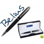 BOLIGRAFO BELIUS ABERDEEN LACADO NEGRO EN ESTUCHE