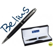 BOLIGRAFO BELIUS ABERDEEN LACADO NEGRO EN ESTUCHE