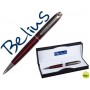 BOLIGRAFO BELIUS LACADO ABERDEEN ROJO EN ESTUCHE