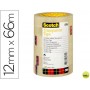 CINTA ADHESIVA SCOTCH TRANSPARENTE 12MMX66 MT