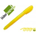 MARCADOR DE CERA GEL LIDERPAPEL FLUORESCENTE AMARILLO