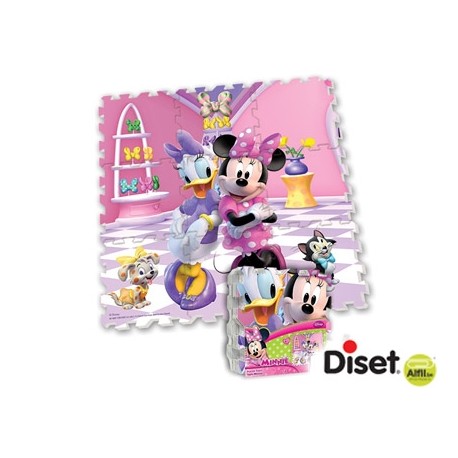 PUZZLE DISET ALFOMBRA FOAM MINNIE 90,5X90,5 CM