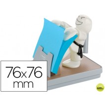 SOPORTE BLOC DE NOTAS ADHESIVAS QUITA Y PON POST-IT Z NOTES KARATE 76X76 MM