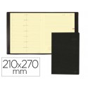 AGENDA ENCUADERNADA QUO VADIS NOTE 27 ESP TOSCANA 27X21 CM 2015 SEMANA VISTA COLOR NEGRO
