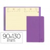 AGENDA ENCUADERNADA QUO VADIS DAILY POCKET ML 13X9 CM 2015 DIA PAGINA HABANA LILA