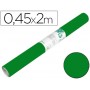 ROLLO ADHESIVO LIDERPAPEL UNICOLOR VERDE BRILLO ROLLO DE 0,45 X 2 MT