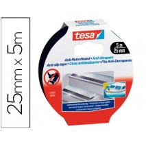 CINTA ANTIDESLIZANTE TESA NEGRA 5 M X 25 MM