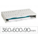 ARCHIVADOR MODULAR ARCHIVO 2000 ARCHIVODOC ESTANDAR 1 CASILLA TAMAÑO DIN A3 GRIS 360X600X90 MM