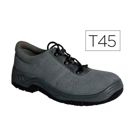 ZAPATOS FARU DE SEGURIDAD CON PUNTERA DE ACERO COLOR GRIS TALLA 45