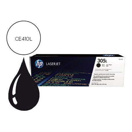 TONER HP 305L LASERJET CE410L NEGRO -1.400 PAG-