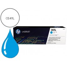 TONER HP 305L LASERJET CE411L CIAN -1.400 PAG-