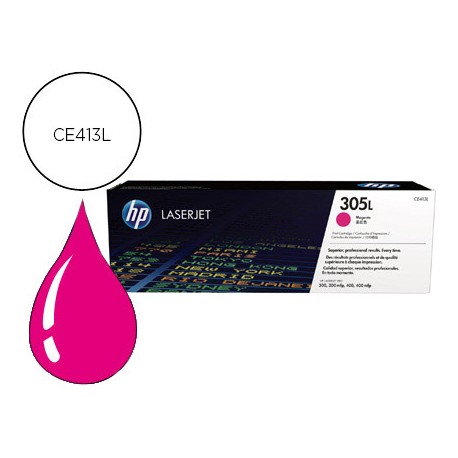 TONER HP 305L LASERJET CE413L MAGENTA -1.400 PAG-
