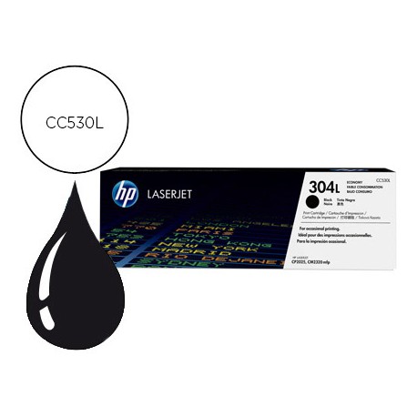 TONER HP 304L LASERJET CC530L NEGRO -1.200 PAG-