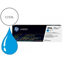 TONER HP 304L LASERJET CC531L CIAN -1.400 PAG-