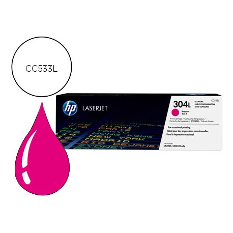 TONER HP 304L LASERJET CC533L MAGENTA -1.400 PAG-