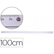 REGLA METALICA Q-CONNECT ALUMINIO 1 M