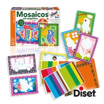 JUEGO DISET DIDACTICO MOSAICOS CON PEGATINAS