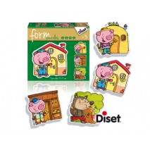 JUEGO DISET DE MESA FORM LOS TRES CERDITOS
