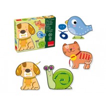 JUEGO GOULA DIDACTICO ENLAZAR ANIMALES