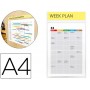 FUNDA DE PRESENTACION TARIFOLD ADHESIVA REPOSICIONABLE DIN A4 VERTICAL TRANSPARENTE CON