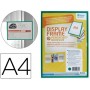 FUNDA PARA COLGAR TARIFOLD DIN A4 ADHESIVA VERDE