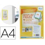FUNDA PARA COLGAR TARIFOLD DIN A4 ADHESIVA AMARILLO