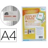FUNDA PARA COLGAR TARIFOLD DIN A4 ADHESIVA BLANCO