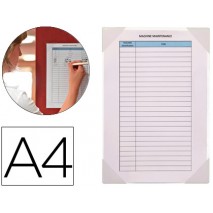 FUNDA PARA COLGAR TARIFOLD ADHESIVA REPOSICIONABLE DIN A4 TRANSPARENTE PACK DE 2 UNIDADES