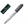 BOLIGRAFO FABER CASTELL N'ICE PEN ERGONOMICO CUERPO CROMADO BRILLANTE/ANTRACITA TINTA COLOR NEGRO