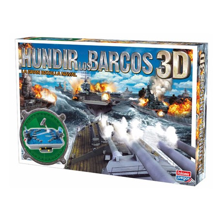 JUEGO DE MESA FALOMIR HUNDIR LOS BARCOS 3D
